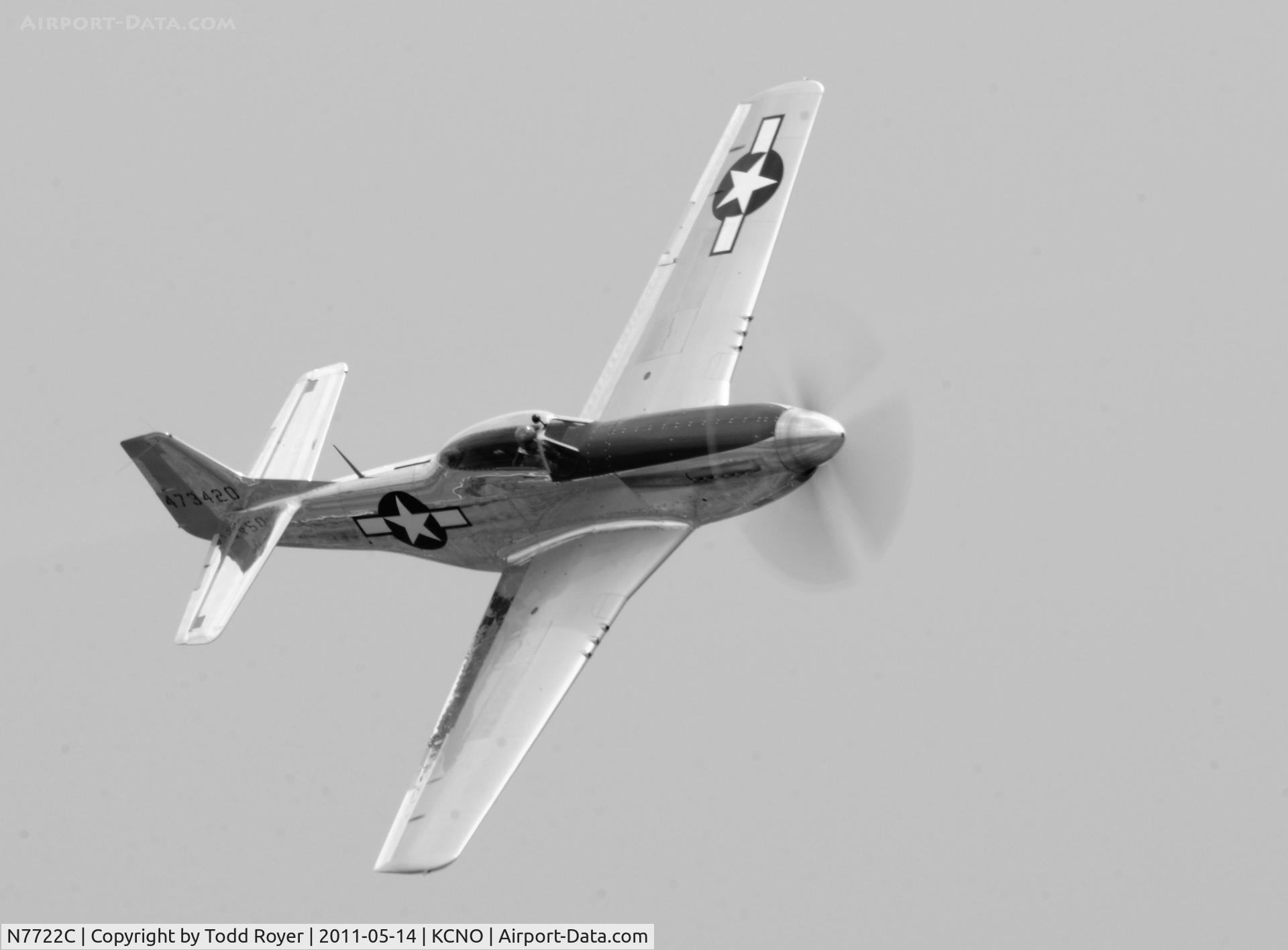 N7722C, 1944 North American F-51D Mustang C/N 44-73420, Chino airshow 2011