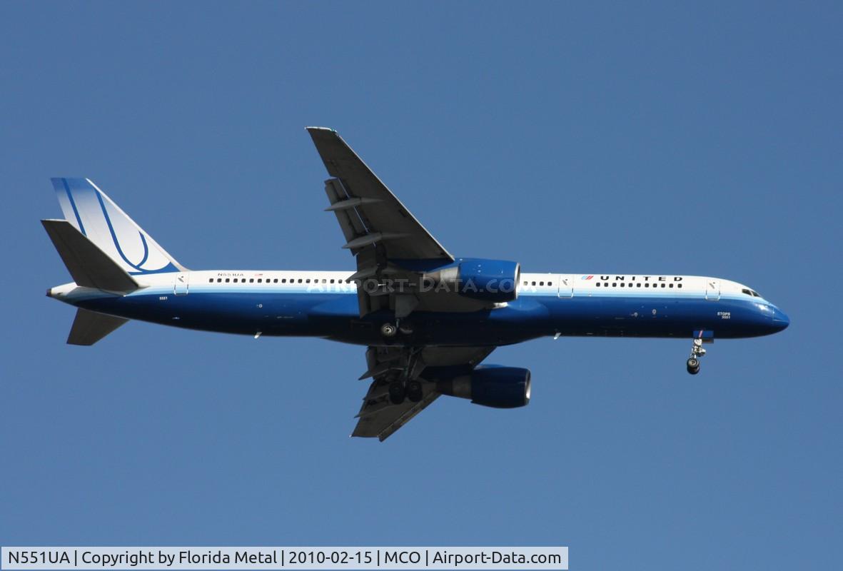 N551UA, 1992 Boeing 757-222 C/N 25399, United 757