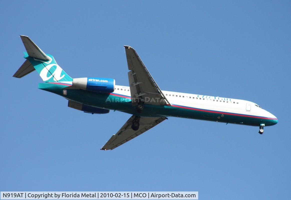 N919AT, 2001 Boeing 717-200 C/N 55084, Air Tran 717