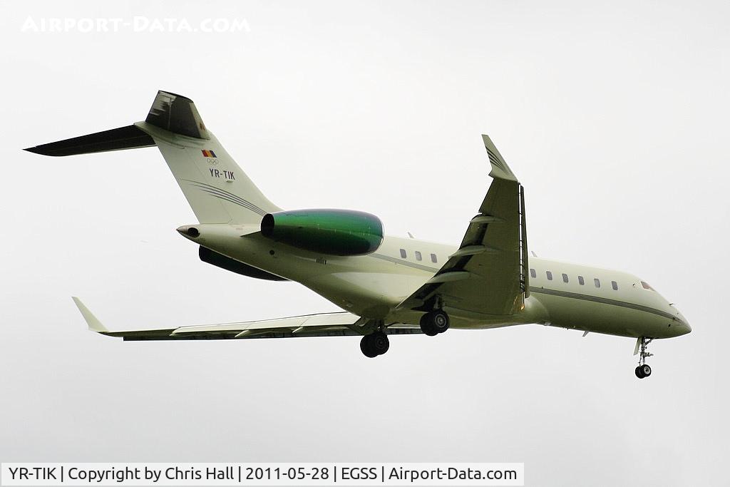 YR-TIK, 2006 Bombardier BD-700-1A10 Global 5000 C/N 9229, Tiriac Air