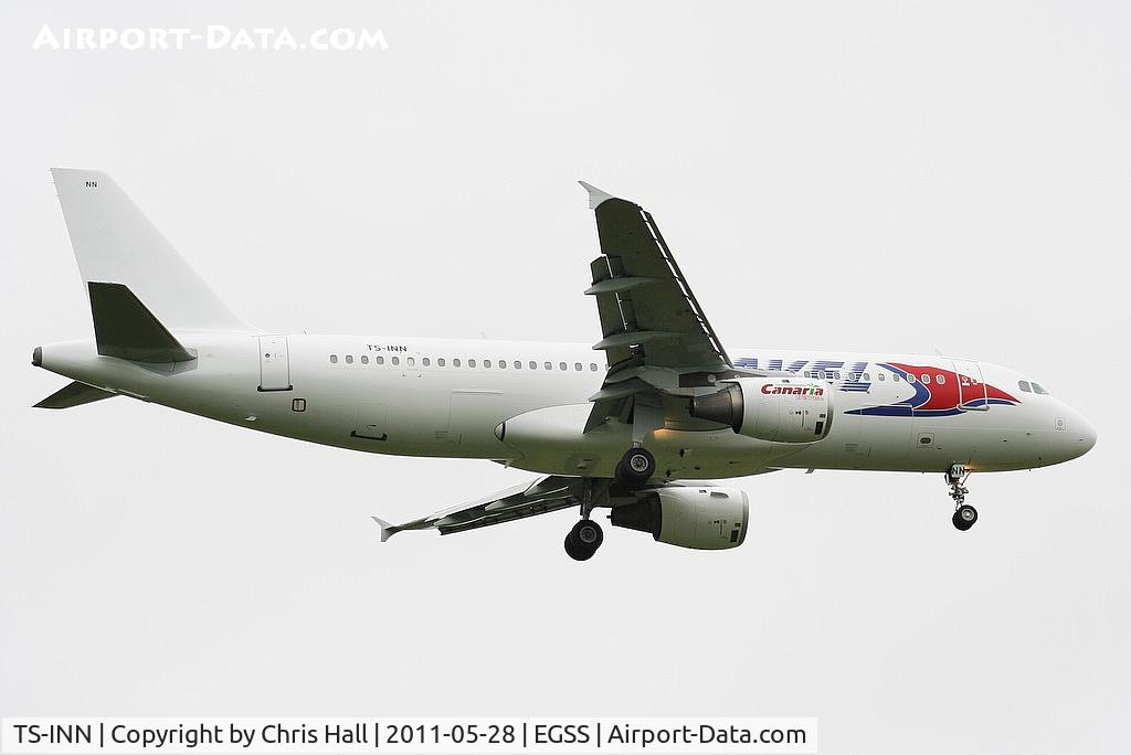 TS-INN, 1998 Airbus A320-212 C/N 793, Travel Service leased from Nouvelair Tunisie