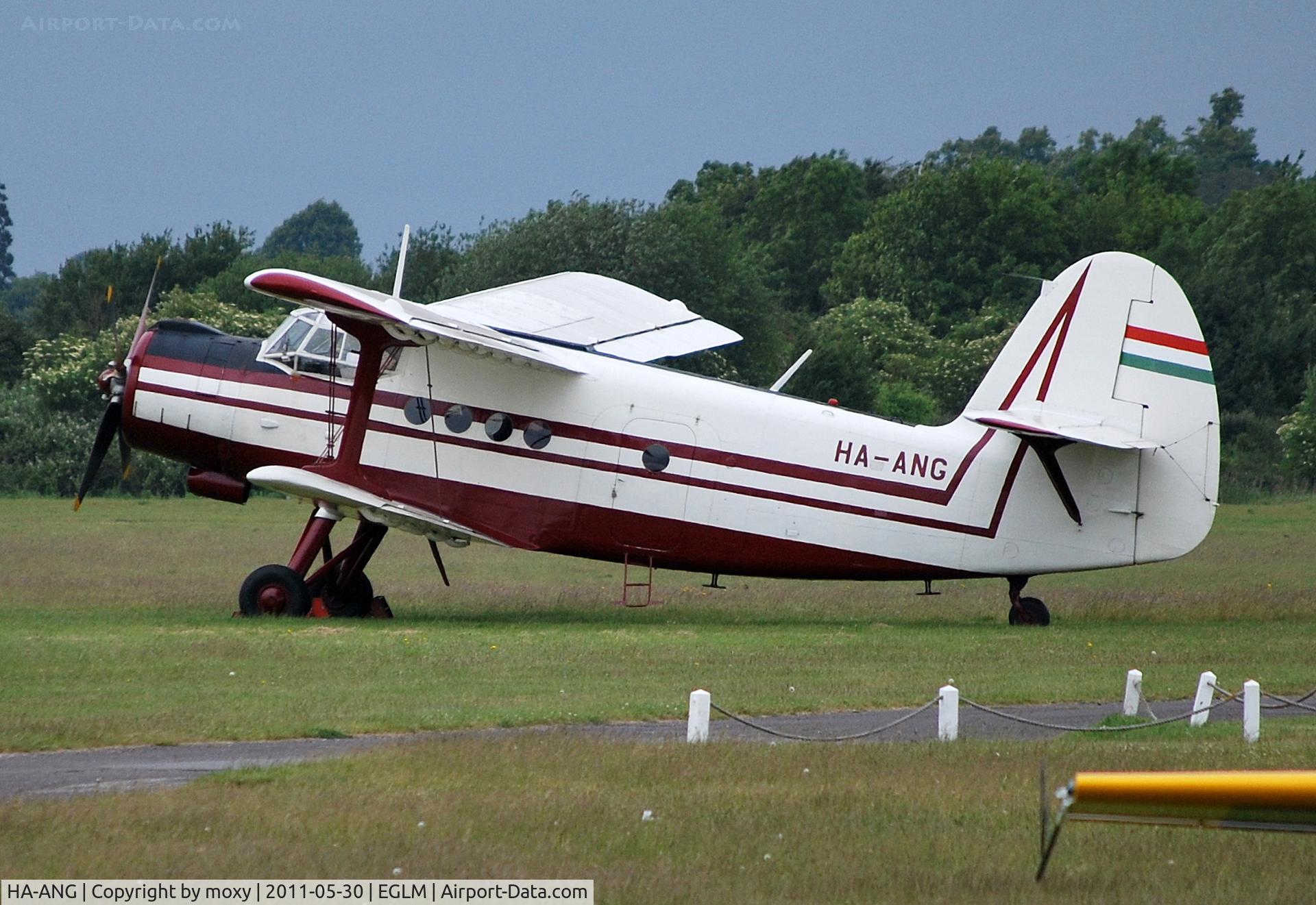 HA-ANG, 1972 Antonov An-2P C/N 1G132-53, Antonov AN-2P at White Waltham