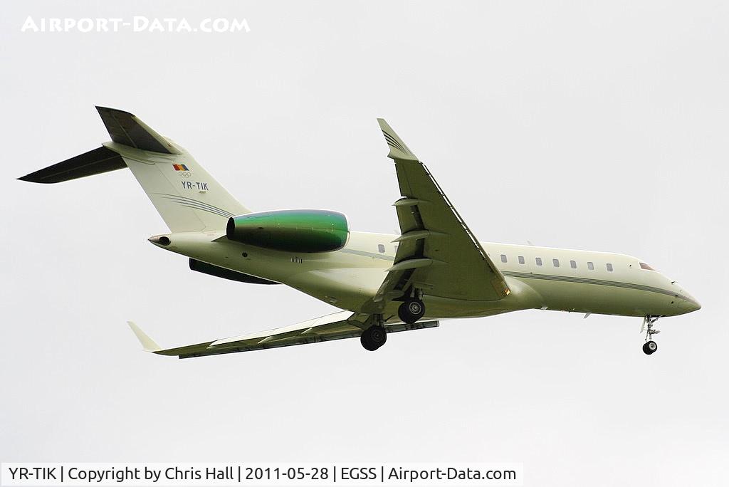 YR-TIK, 2006 Bombardier BD-700-1A10 Global 5000 C/N 9229, Tiriac Air