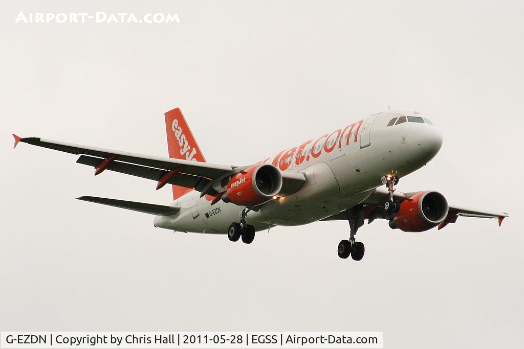 G-EZDN, 2008 Airbus A319-111 C/N 3569, easyJet