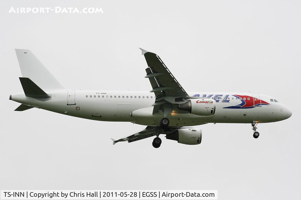 TS-INN, 1998 Airbus A320-212 C/N 793, Travel Service leased from Nouvelair Tunisie