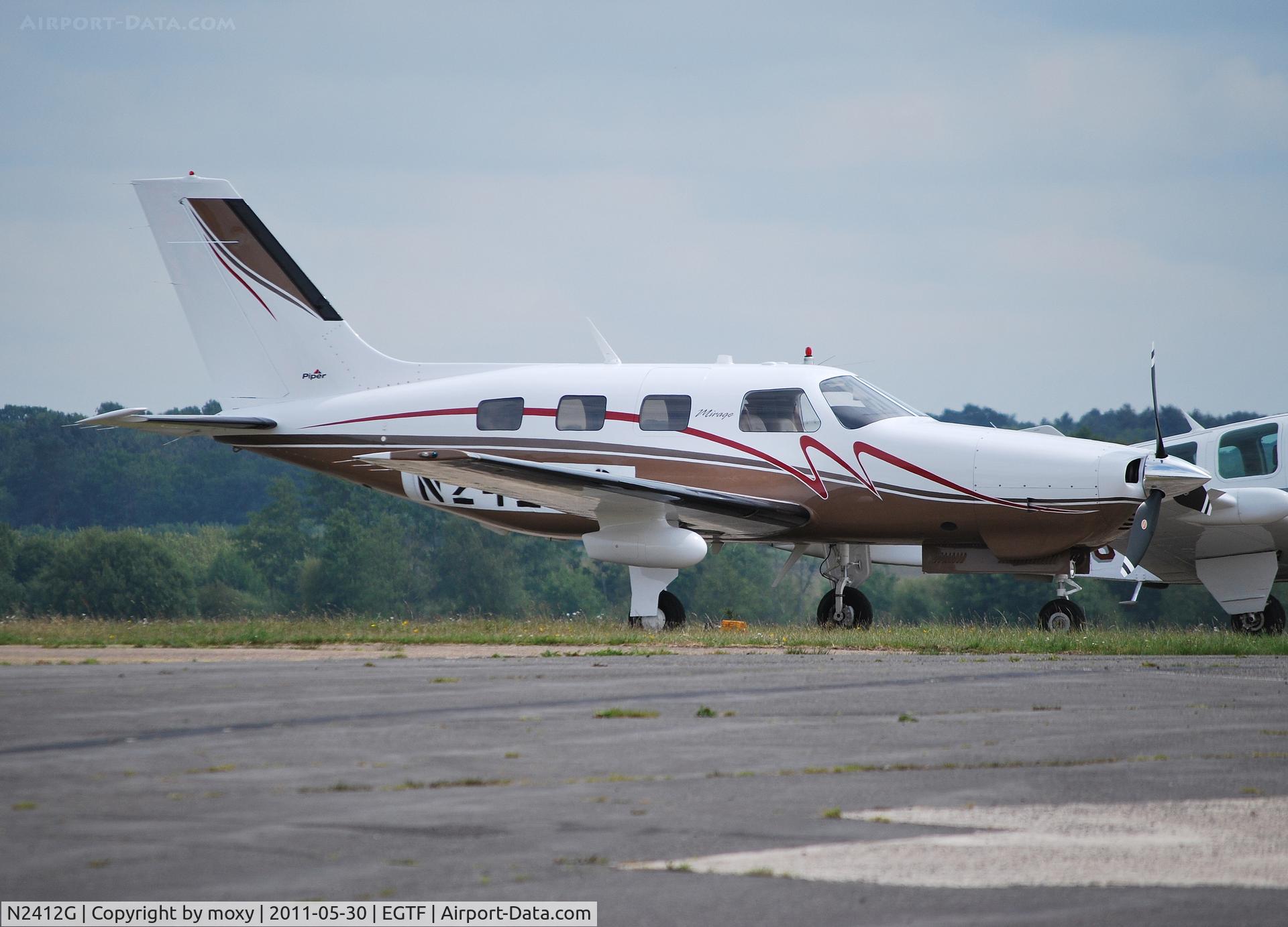 N2412G, Piper PA-46-350P Malibu Mirage C/N 4636499, Piper PA46-350P Malibu Mirage at Fairoaks.