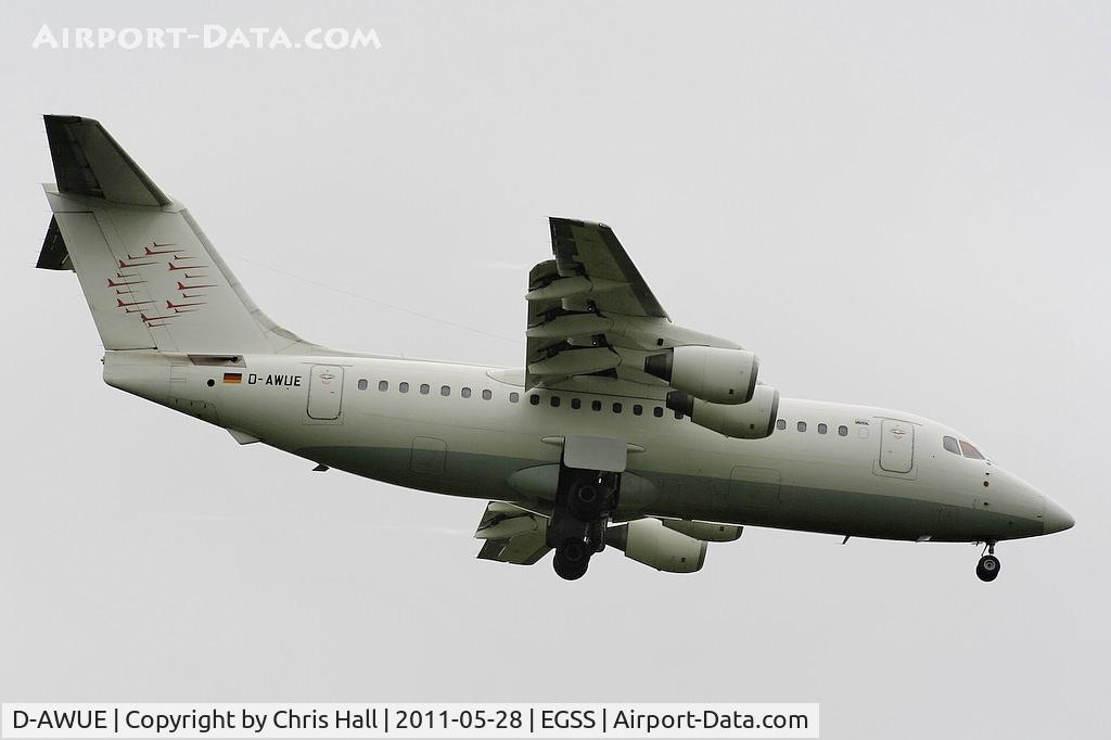 D-AWUE, 1986 British Aerospace BAe.146-200 C/N E2050, WDL Aviation