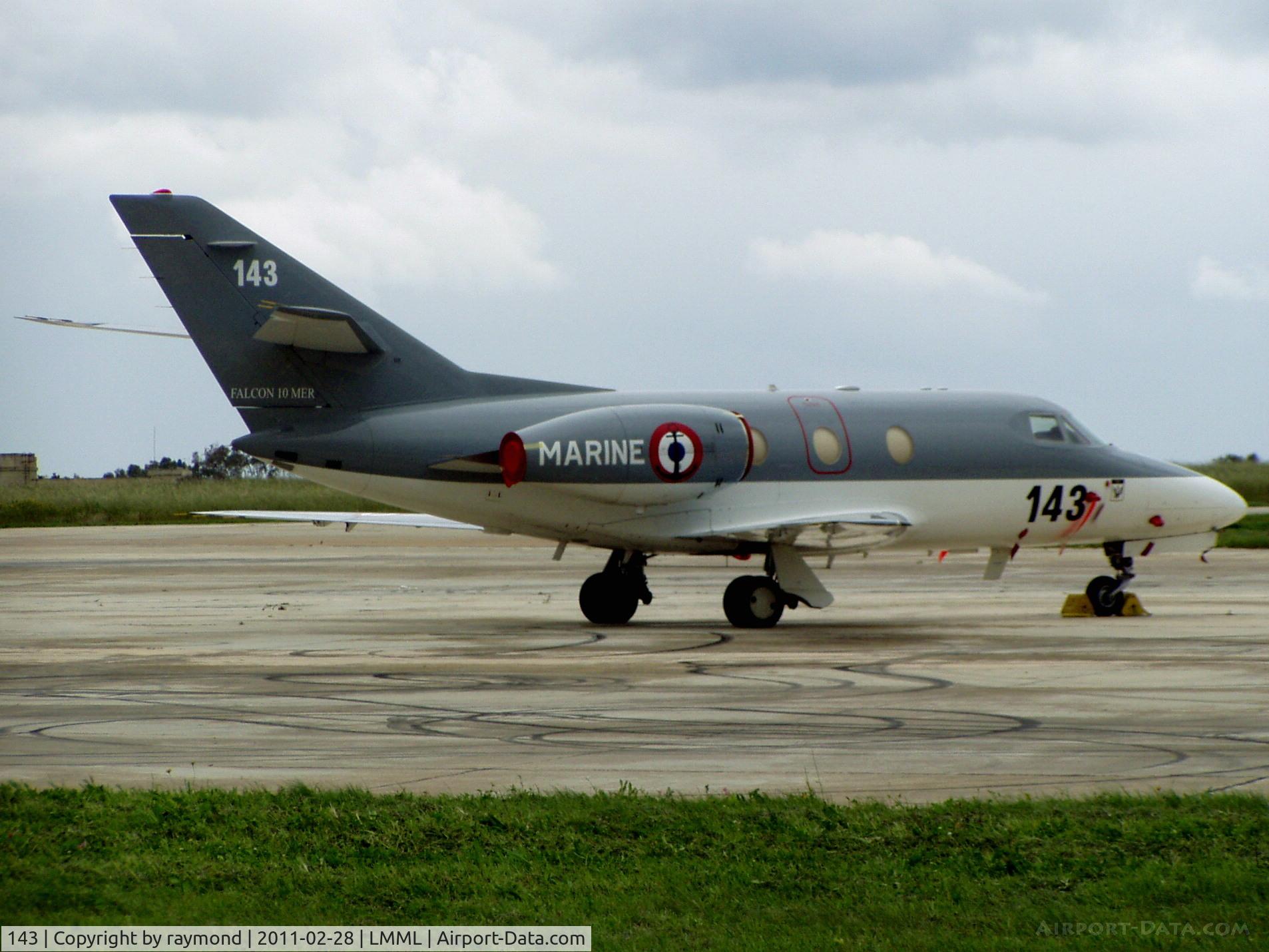 143, 1979 Dassault Falcon 10MER C/N 143, DA10 143 French Navy