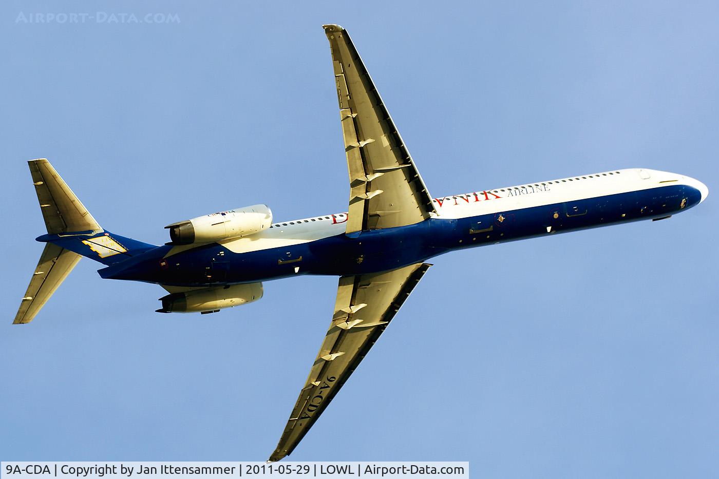 9A-CDA, 1987 McDonnell Douglas MD-83 (DC-9-83) C/N 49602, 9A-CDA @ LOWL
