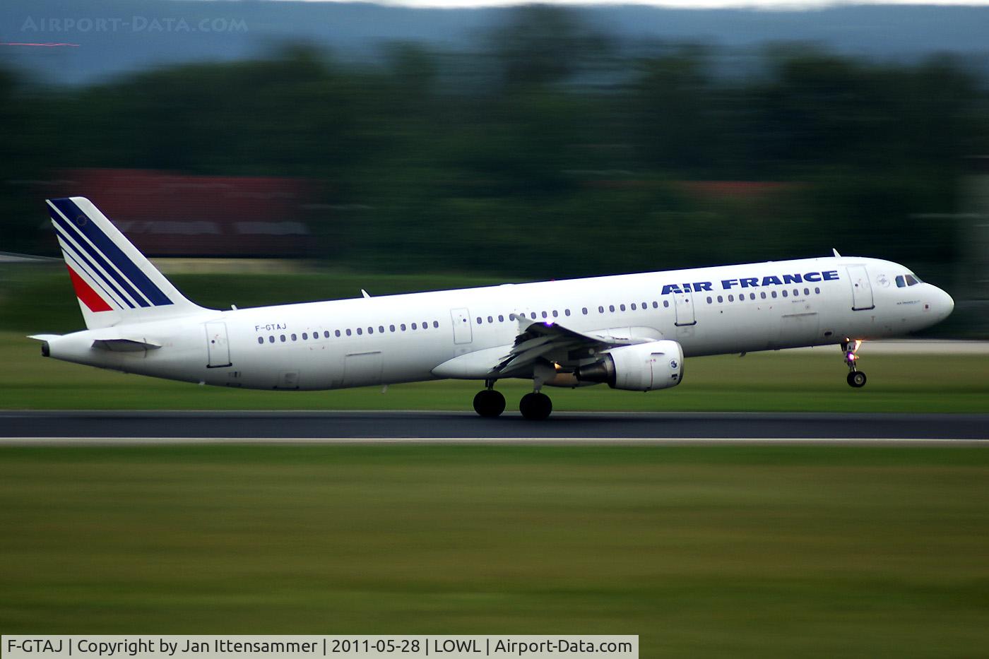 F-GTAJ, 2001 Airbus A321-211 C/N 1476, F-GTAJ @ LOWL