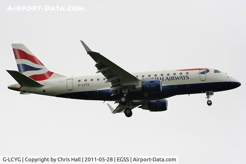 G-LCYG, 2009 Embraer 170STD (ERJ-170-100STD) C/N 17000300, Cityflyer Express