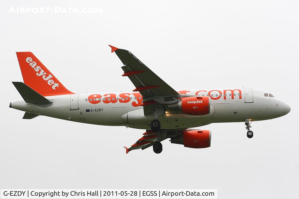 G-EZDY, 2008 Airbus A319-111 C/N 3763, easyJet