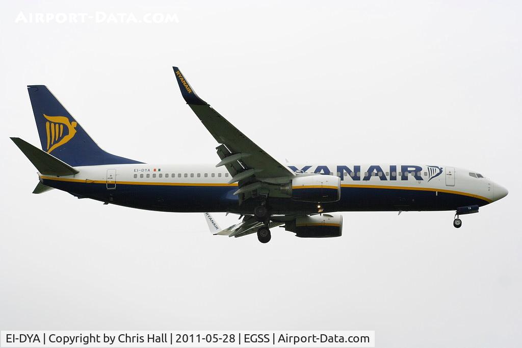 EI-DYA, 2008 Boeing 737-8AS C/N 33631, Ryanair