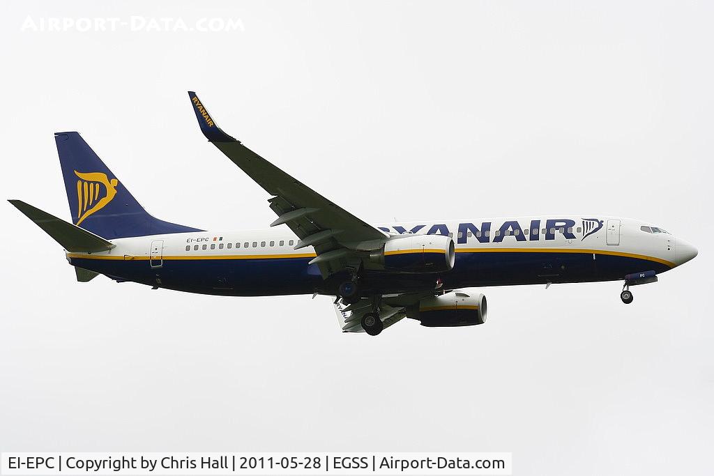 EI-EPC, 2011 Boeing 737-8AS C/N 40312, Ryanair