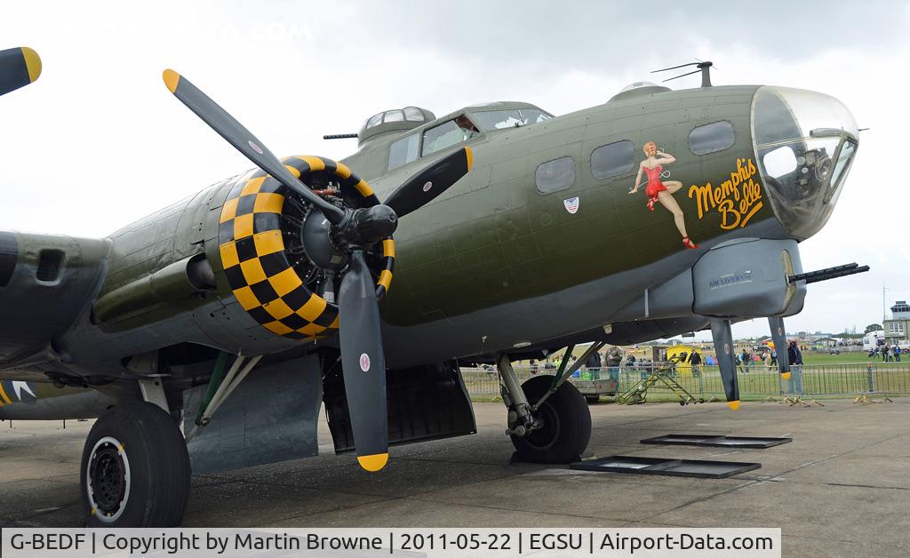 G-BEDF, 1944 Boeing B-17G Flying Fortress C/N 8693, SHOT AT DUXFORD