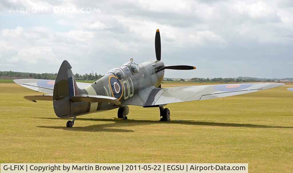 G-LFIX, 1944 Supermarine 509 Spitfire LF.IX (T.IX) C/N CBAF.8463, SHOT AT DUXFORD