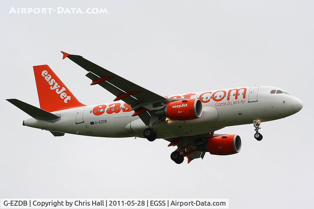 G-EZDB, 2008 Airbus A319-111 C/N 3411, easyJet