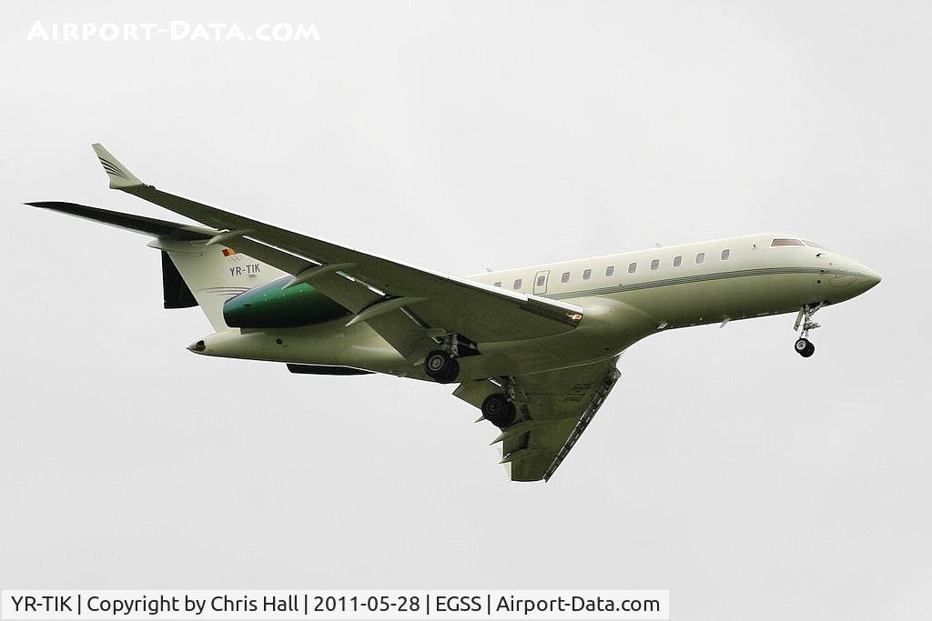 YR-TIK, 2006 Bombardier BD-700-1A10 Global 5000 C/N 9229, Tiriac Air