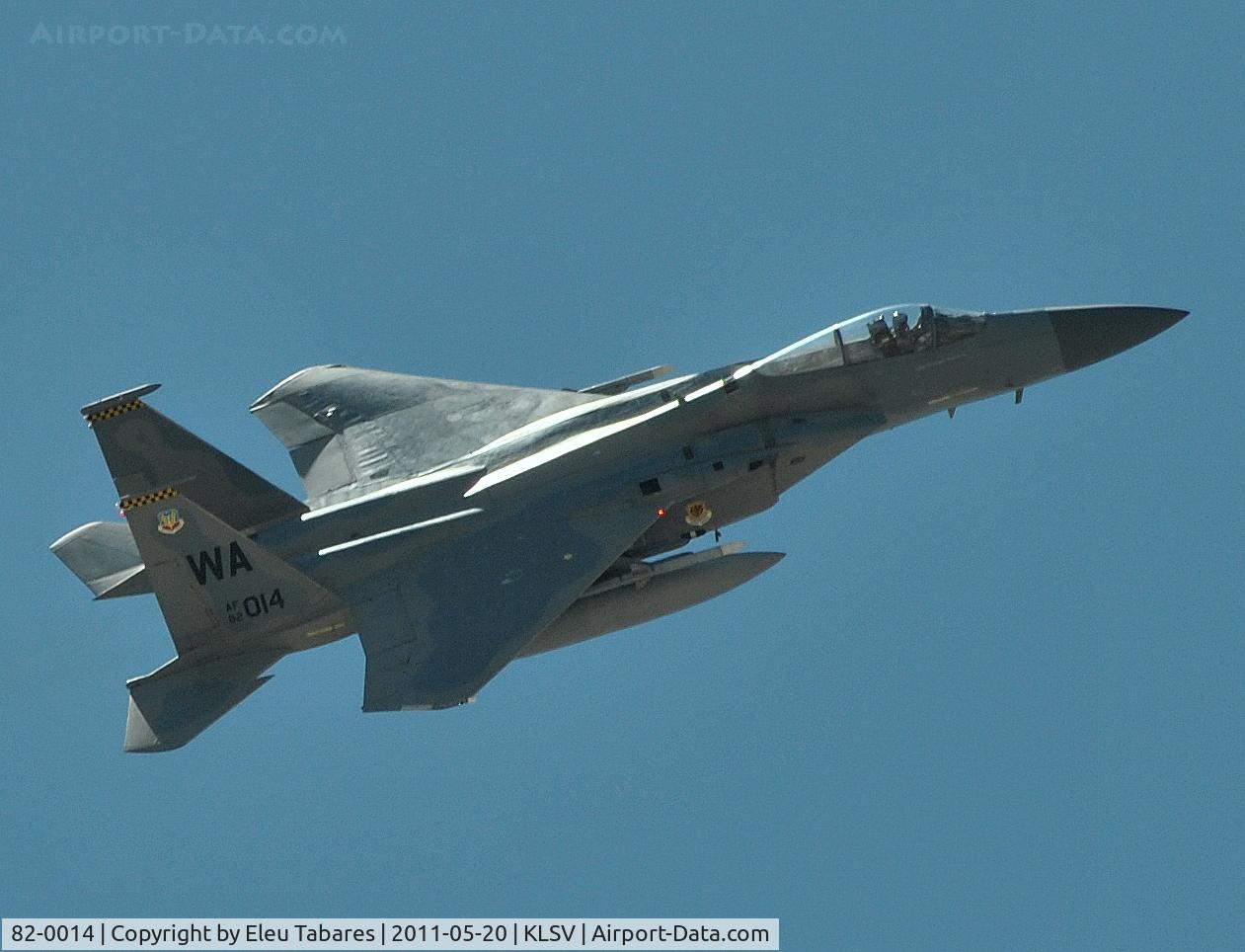 82-0014, McDonnell Douglas F-15C Eagle C/N 0826/C249, Taken during Green Flag Exercise at Nellis Air Force Base, Nevada.