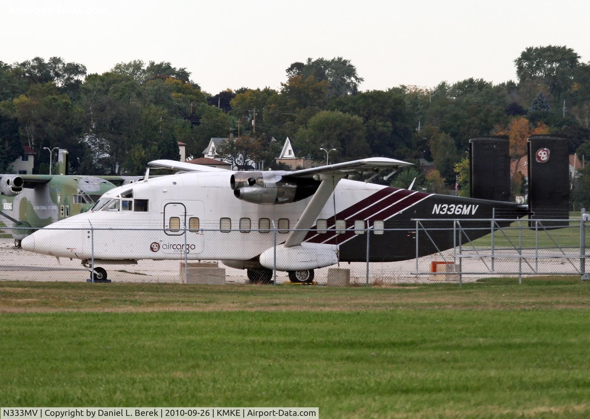 N333MV, Short SD3-30 C/N SH3049, Though in better condition than her stored stablemates, it is questionable whether this aircraft will fly again.
