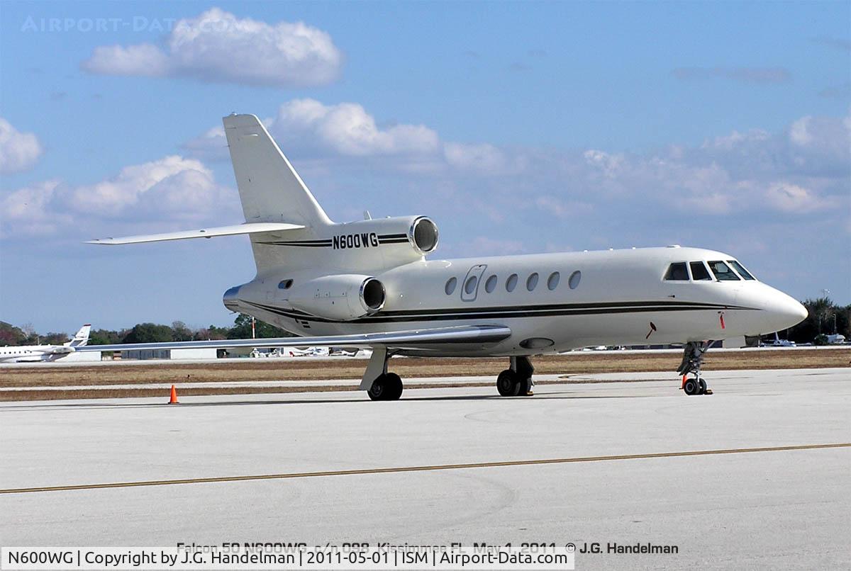 N600WG, Dassault-Breguet Falcon 50 C/N 098, at Kissimmee FL