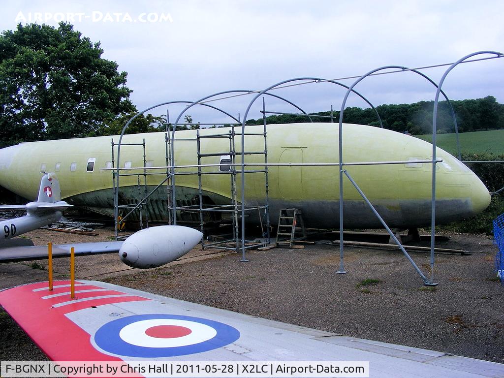 F-BGNX, 1953 De Havilland DH.106 Comet 1XB C/N 6020, preserved at the de Havilland Aircraft Heritage Centre, London Colney