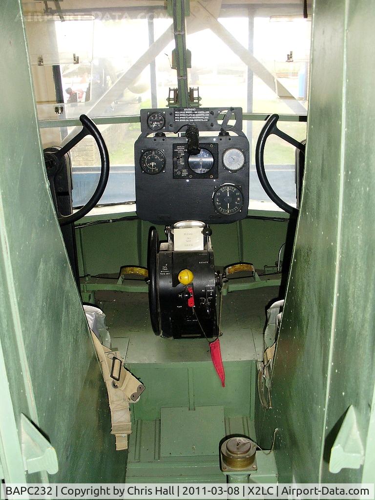 BAPC232, Airspeed AS.58 Horsa I/II C/N BAPC.232, preserved at the de Havilland Aircraft Heritage Centre, London Colney