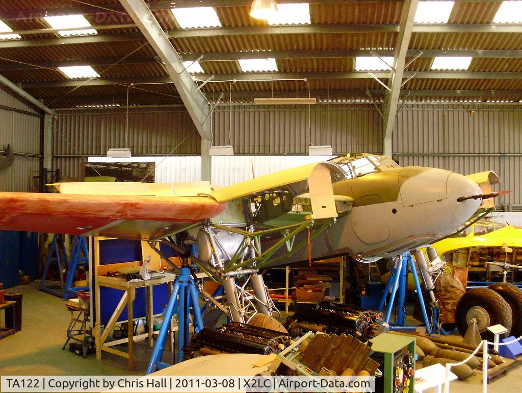TA122, 1945 De Havilland DH-98 Mosquito FB.VI C/N Not found TA122, preserved at the de Havilland Aircraft Heritage Centre, London Colney