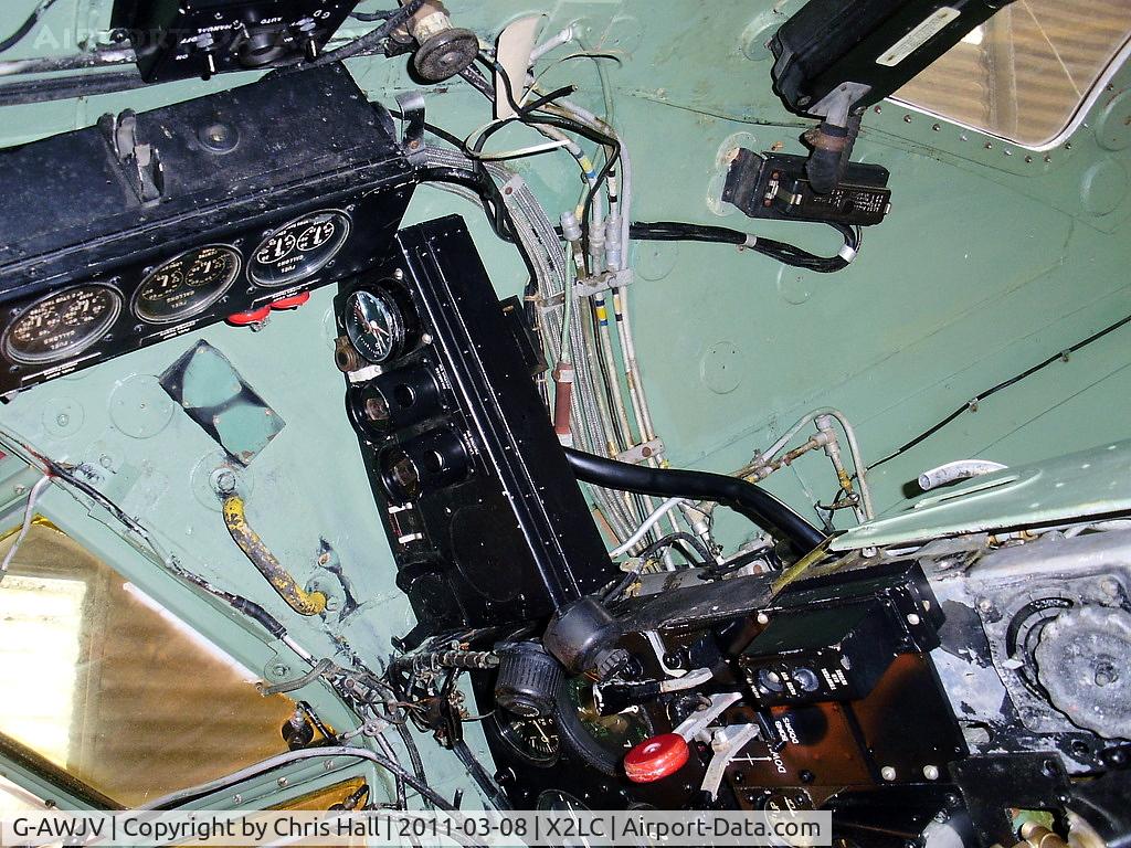G-AWJV, De Havilland DH-98 Mosquito TT.35 C/N Not found G-AWJV, preserved at the de Havilland Aircraft Heritage Centre, London Colney