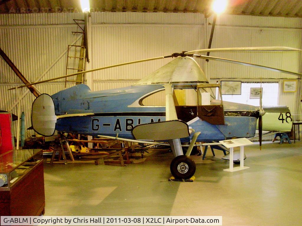 G-ABLM, De Havilland Cierva C-24 C/N 710, preserved at the de Havilland Aircraft Heritage Centre, London Colney