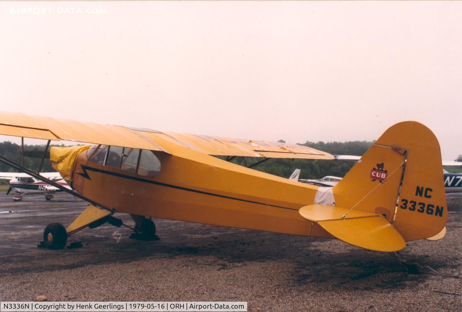 N3336N, 1946 Piper J3C-65 Cub C/N 22534, Piper Cub