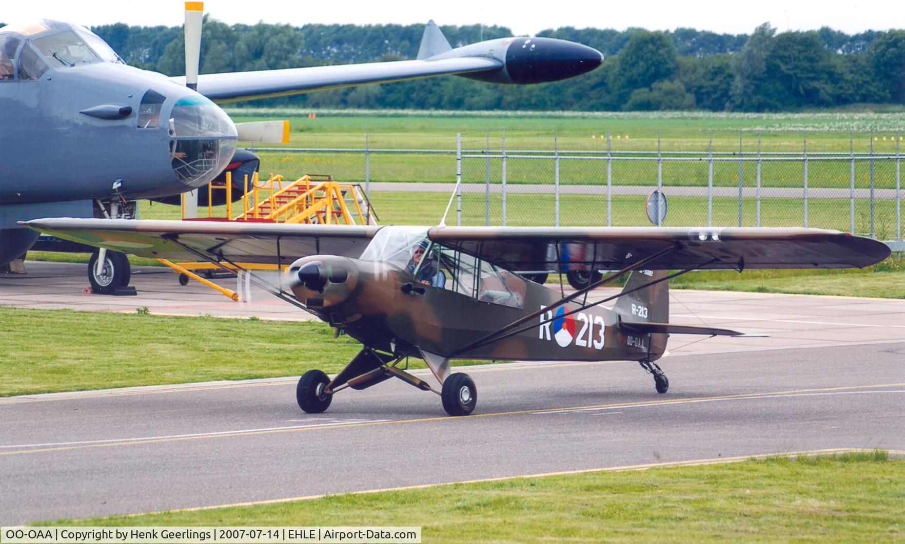 OO-OAA, 1950 Piper L-21A Super Cub (PA-18-125) C/N 18-568, Oldtimer Fly In , Aviodrome Aviation Museum