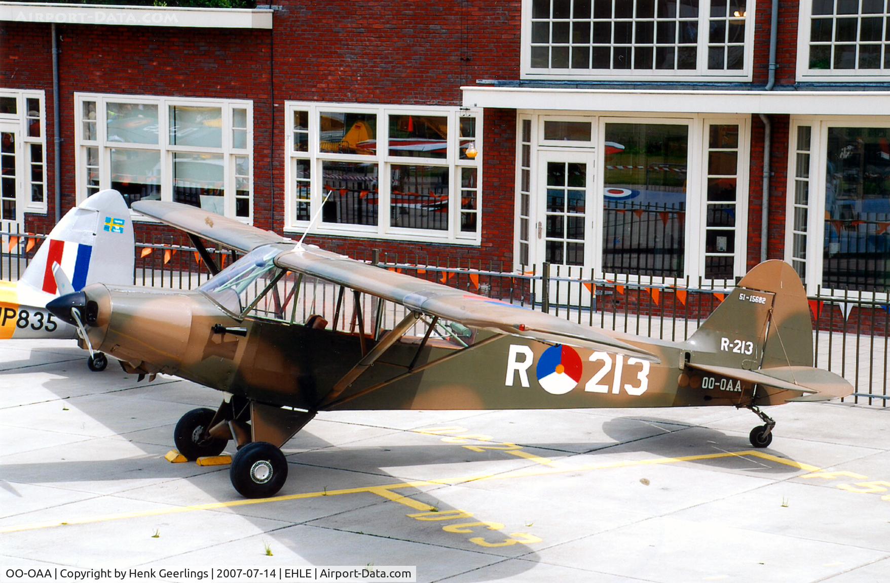 OO-OAA, 1950 Piper L-21A Super Cub (PA-18-125) C/N 18-568, Oldtimer Fly In , Aviodrome Aviation Museum