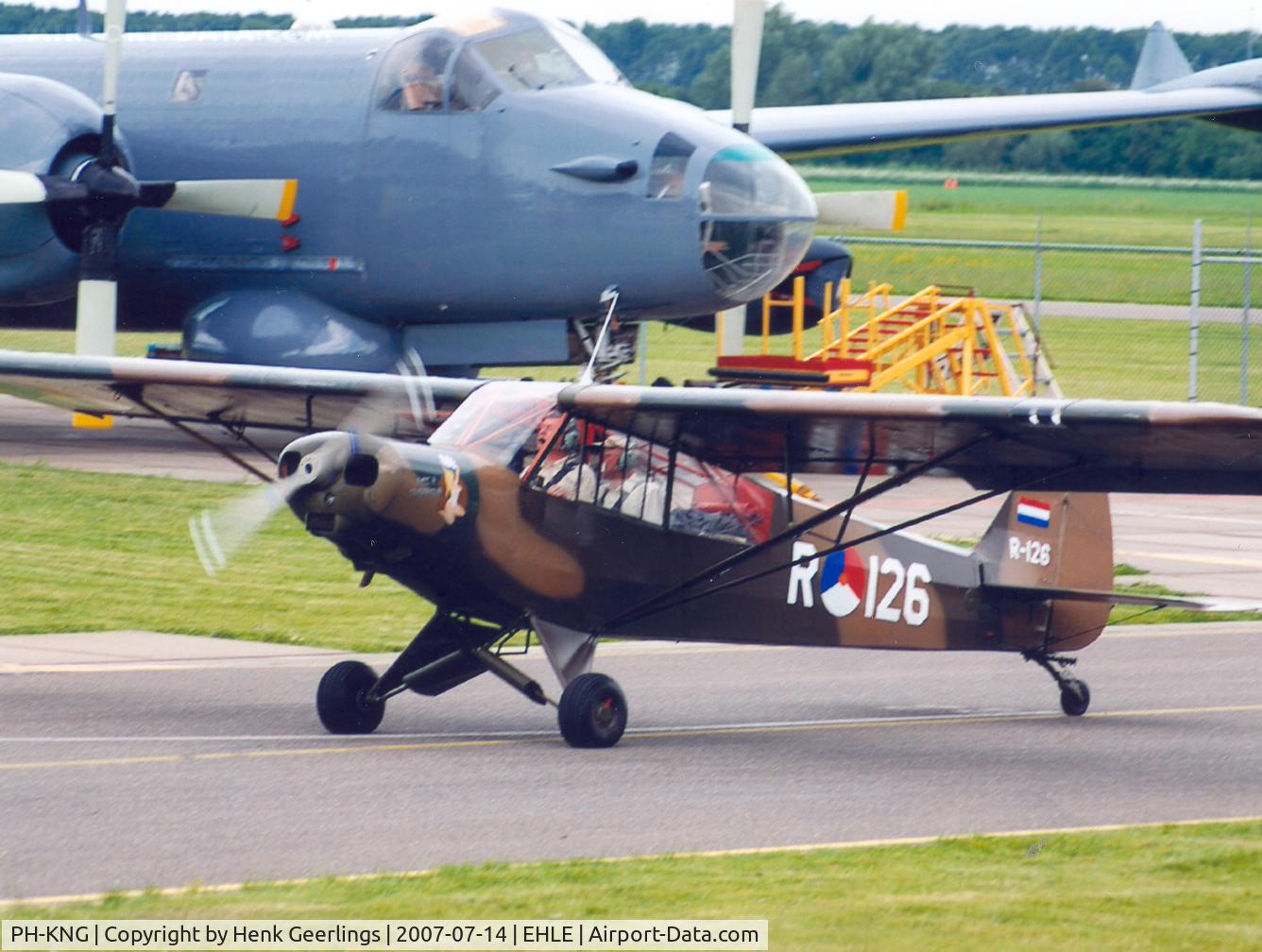 PH-KNG, Piper PA-18-135 Super Cub C/N 18-3816, Oldtimer Fly In , Aviodrome Aviation Museum 2007
