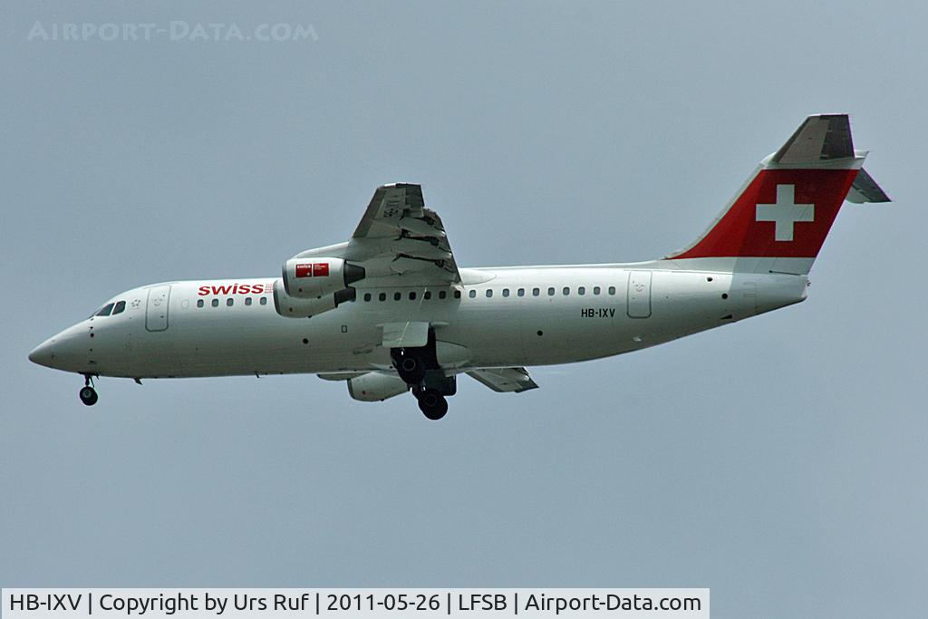 HB-IXV, 1995 British Aerospace Avro 146-RJ100 C/N E3274, xy