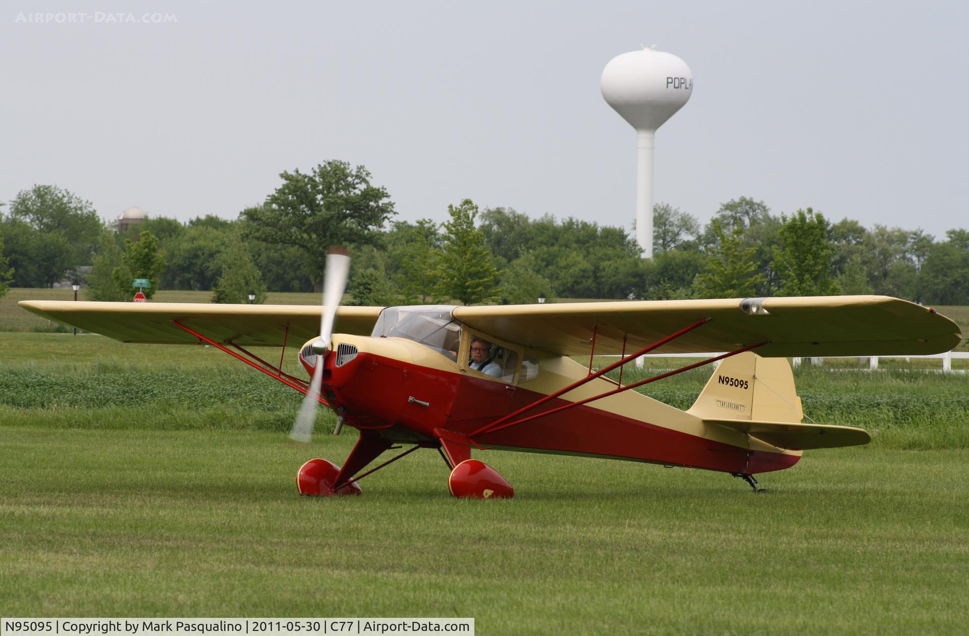 N95095, 1946 Taylorcraft BC12-D C/N 9495, Taylorcraft BC12-D