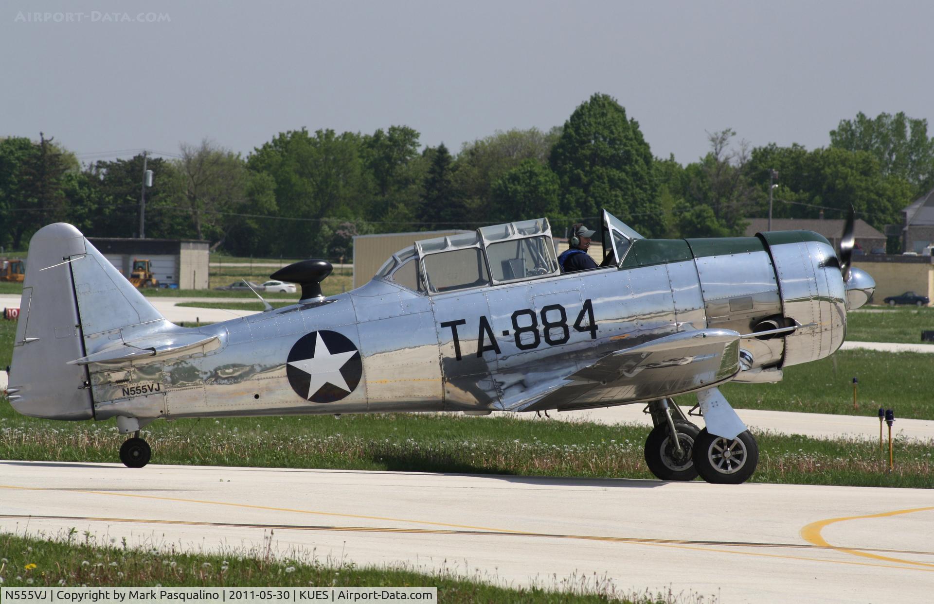 N555VJ, 1950 North American T-6G Texan C/N 168-50, North American T-6G