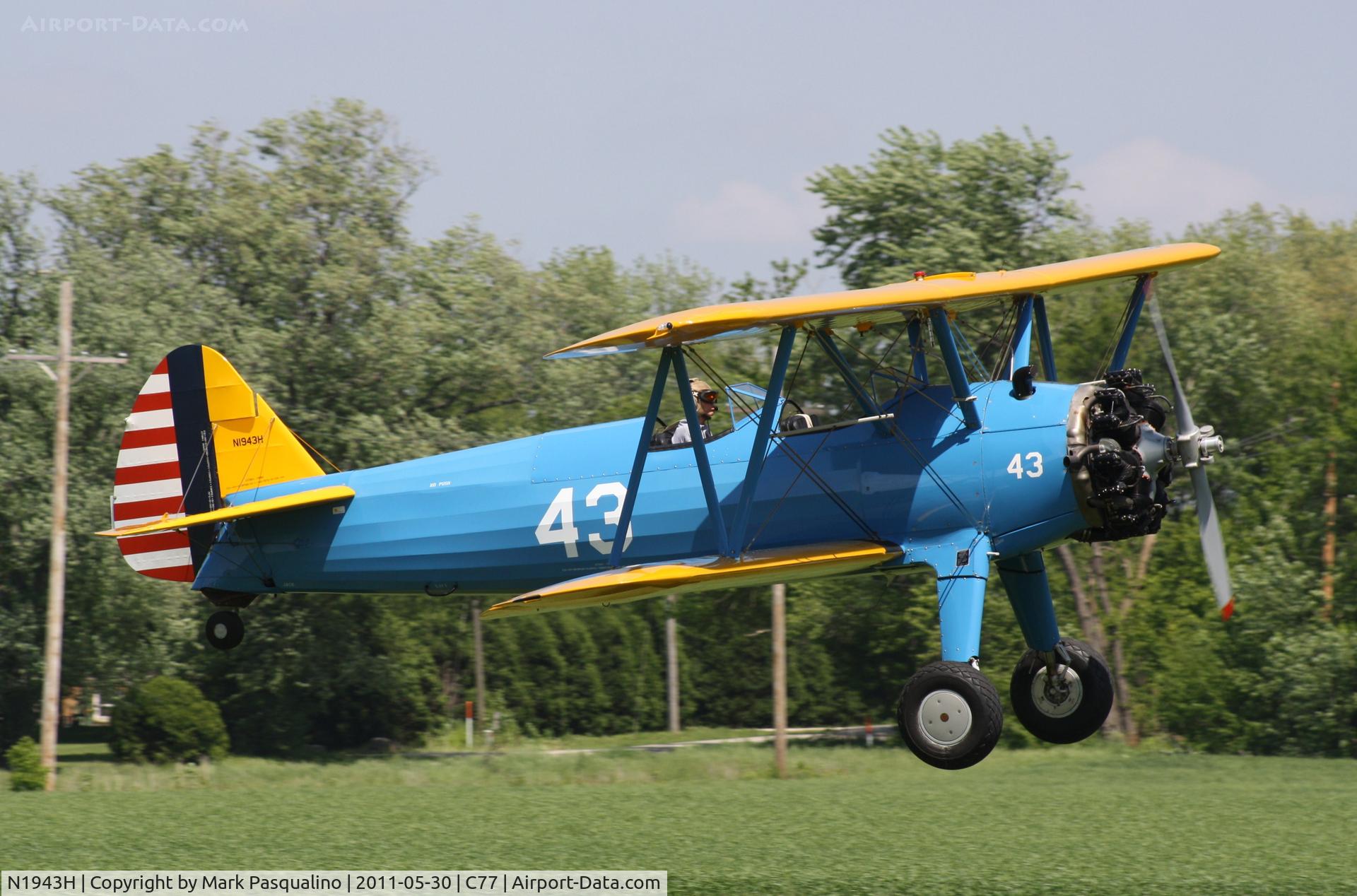 N1943H, 1943 Boeing B75N1 C/N 75-7903, Stearman