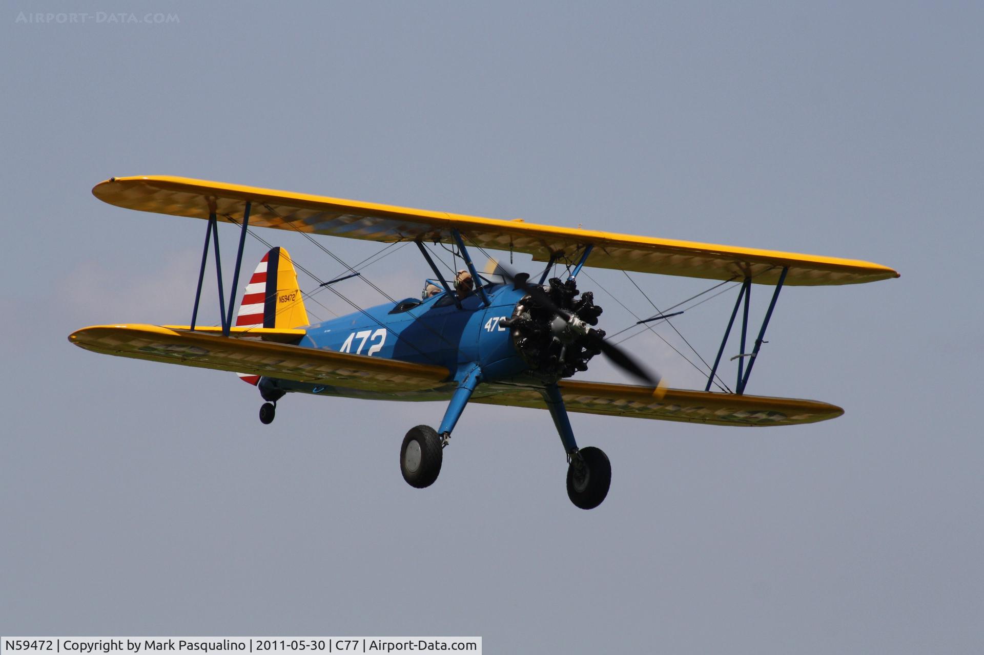 N59472, 1943 Boeing B75N1 C/N 75-4488, Stearman