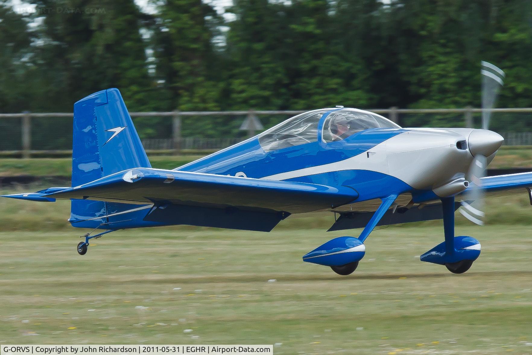 G-ORVS, 2007 Vans RV-9 C/N PFA 320-13999, Landing for fuel en-route IOW