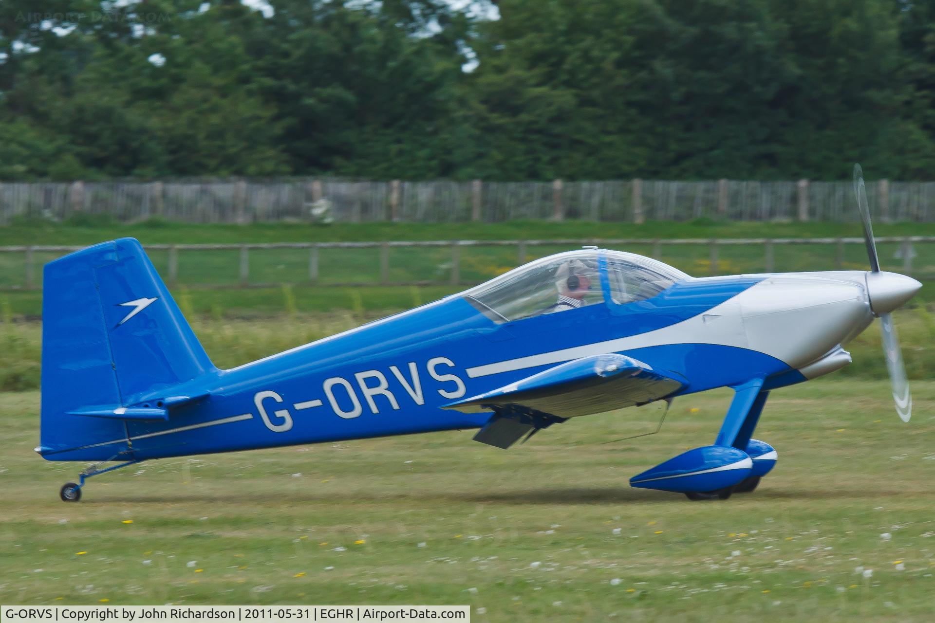 G-ORVS, 2007 Vans RV-9 C/N PFA 320-13999, Landing for fuel en-route IOW