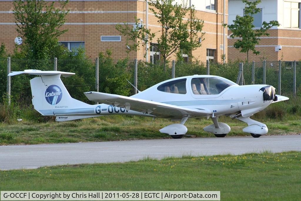 G-OCCF, 2006 Diamond DA-40D Diamond Star C/N D4.229, Cabair