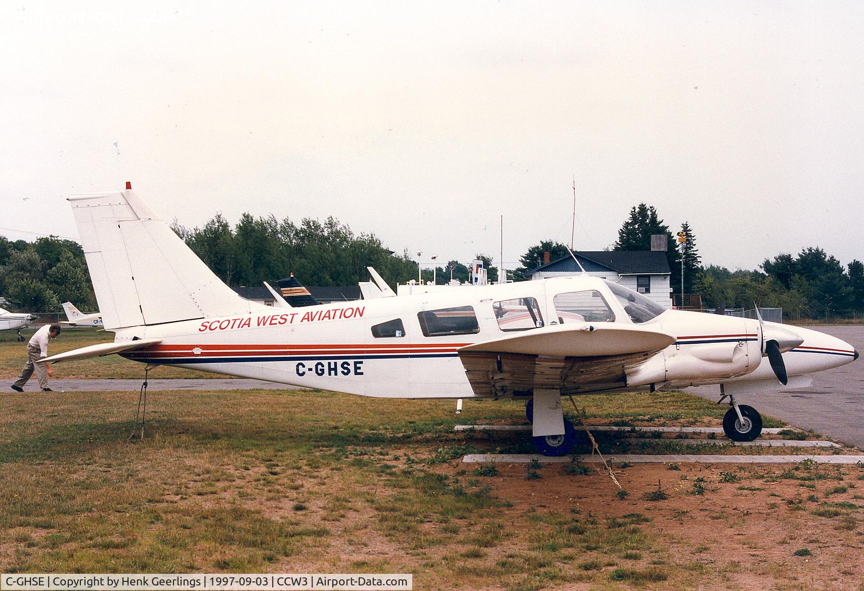 C-GHSE, 1974 Piper PA-34-200 C/N 34-7450189, Scotia West Aviation

King County Municipal Airport, Nova Scotia