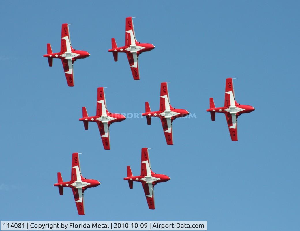 114081, Canadair CT-114 Tutor C/N 1081, Snowbirds over Daytona