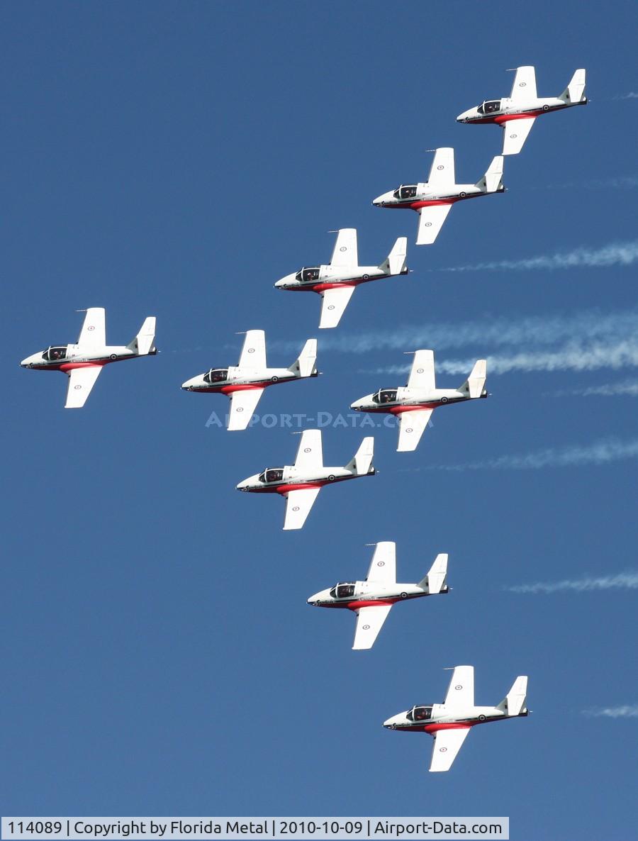 114089, Canadair CT-114 Tutor C/N 1089, Snowbirds over Daytona