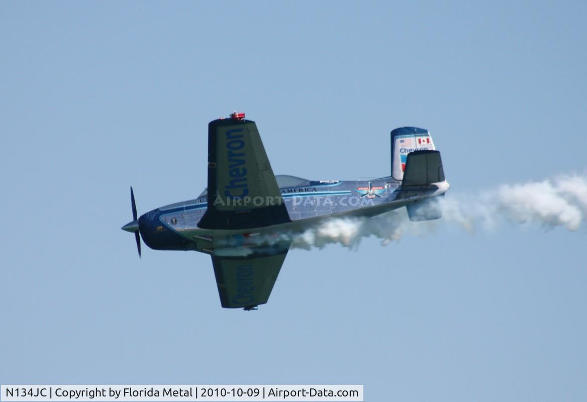 N134JC, 1955 Beech T-34-A (A45) Mentor C/N G-812, Julie Clark in Daytona