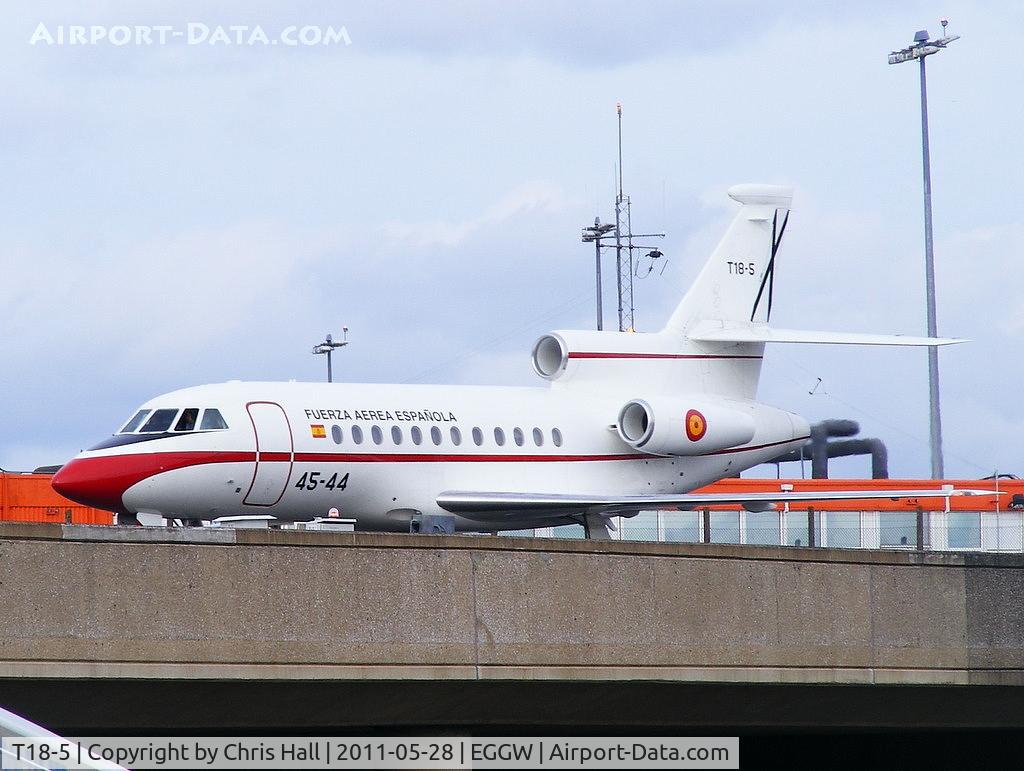 T18-5, 1989 Dassault Falcon 900 C/N 73, Spanish Air Force