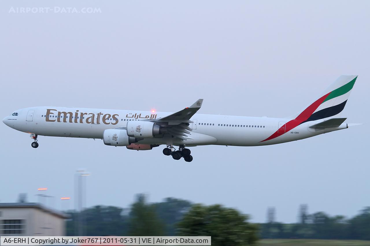 A6-ERH, 2004 Airbus A340-541 C/N 611, Emirates