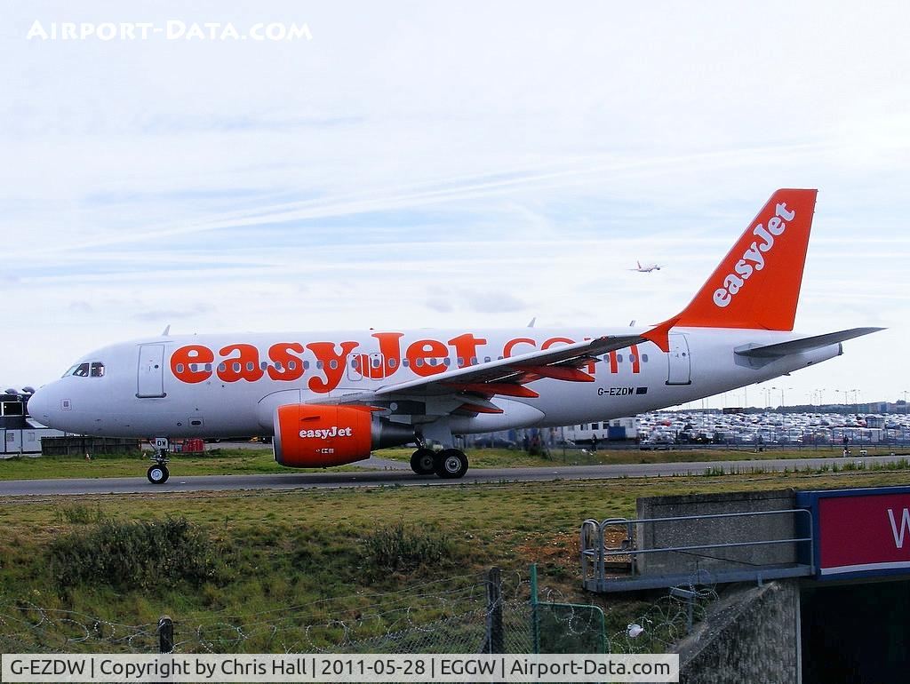 G-EZDW, 2008 Airbus A319-111 C/N 3746, easyJet