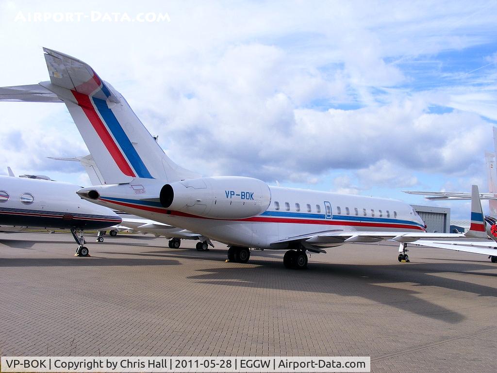 VP-BOK, 2001 Bombardier BD-700-1A10 Global Express C/N 9101, Pegasus Aviation Ltd